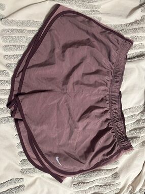 Nike Mauve/Purple Running Shorts with Dark Trim